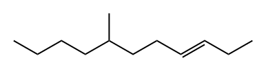 (E)-7-Methyl-3-undecene Struktur