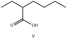 Vanadium 2-ethylhexanoate Struktur