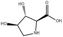 L-Proline, 3,4-dihydroxy-, (3R,4R)- (9CI) Struktur