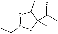 1-(2-Ethyl-4,5-dimethyl-1,3,2-dioxaborolan-4-yl)ethanone Struktur