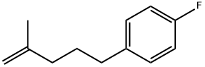 1-Fluoro-4-(4-methyl-4-pentenyl)benzene Struktur