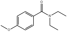 N,N-diethyl-4-methoxy-benzamide Struktur