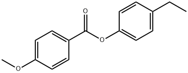 4-Ethylphenyl 4-methoxybenzoate Struktur