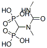 [[methyl[(methylamino)carbonyl]amino]methylene]bisphosphonic acid Struktur