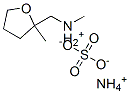 ammonium tetrahydro-N,2-dimethylfurfurylammonium sulphate Struktur