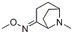 8-Azabicyclo[3.2.1]octan-2-one,8-methyl-,O-methyloxime(9CI) Struktur