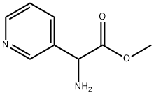 3-Pyridineaceticacid,alpha-amino-,methylester(9CI) Struktur