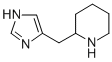 Piperidine,  2-(1H-imidazol-4-ylmethyl)-  (9CI) Struktur