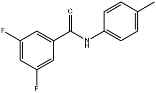 Benzamide, 3,5-difluoro-N-(4-methylphenyl)- (9CI) Struktur