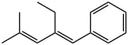 [(E)-2-Ethyl-4-methyl-1,3-pentadienyl]benzene Struktur