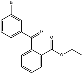 3-BROMO-2'-CARBOETHOXYBENZOPHENONE Struktur