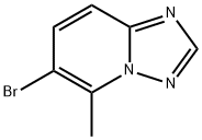 6-BROMO-5-METHYL[1,2,4]TRIAZOLO[1,5-A]PYRIDINE Struktur