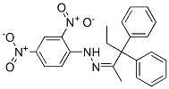 N-(3,3-diphenylpentan-2-ylideneamino)-2,4-dinitro-aniline Struktur