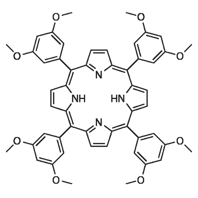 5,10,15,20-TETRAKIS(3,5-DIMETHOXYPHENYL)-21H,23H-PORPHINE Struktur