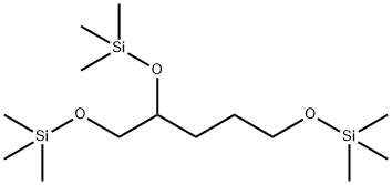 2,2,10,10-Tetramethyl-5-[(trimethylsilyl)oxy]-3,9-dioxa-2,10-disilaundecane Struktur