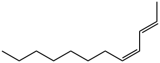 (2E,4Z)-2,4-Dodecadiene Struktur