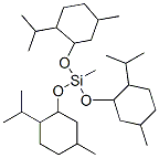 Methyltris[5-methyl-2-(1-methylethyl)cyclohexyloxy]silane Struktur