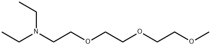 N,N-Diethyl-2-[2-(2-methoxyethoxy)ethoxy]ethanamine Struktur