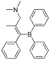 (E)-3-(Diphenylboryl)-N,N,2-trimethyl-3-phenyl-2-propen-1-amine Struktur