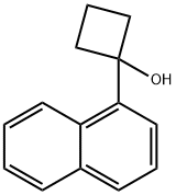 1-(1-Naphthalenyl)cyclobutanol Struktur