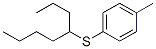 1-Methyl-4-[(1-propylpentyl)thio]benzene Struktur