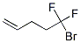 5-Bromo-5,5-difluoro-1-pentene Struktur