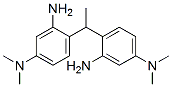 4-[1-(2-amino-4-dimethylamino-phenyl)ethyl]-N,N-dimethyl-benzene-1,3-diamine Struktur