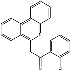 1-(2-chlorophenyl)-2-phenanthridin-6-yl-ethanone Struktur