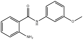 2-AMINO-N-(3-METHOXY-PHENYL)-BENZAMIDE Struktur