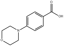 4-嗎啉基苯甲酸, 7470-38-4, 結(jié)構(gòu)式