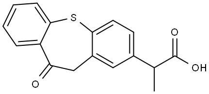 10,11-Dihydro-α-methyl-10-oxodibenzo[b,f]thiepin-2-essigsure