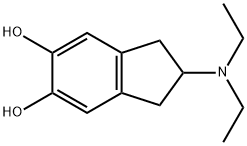 1H-Indene-5,6-diol, 2-(diethylamino)-2,3-dihydro- (9CI) Struktur