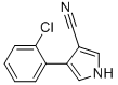 4-(2-CHLOROPHENYL)-1H-PYRROLE-3-CARBONITRILE Struktur