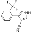 4-[2-(TRIFLUOROMETHYL)PHENYL]-1H-PYRROLE-3-CARBONITRILE Struktur