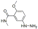 Benzamide, 5-hydrazino-2-methoxy-N-methyl- (9CI) Struktur