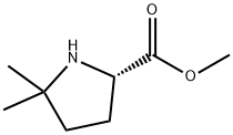 L-Proline, 5,5-dimethyl-, methyl ester (9CI) Struktur