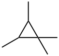 1,1,2,3-Tetramethylcyclopropane Struktur