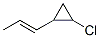1-Chloro-2-(1-propenyl)cyclopropane Struktur