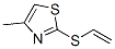 Thiazole,  2-(ethenylthio)-4-methyl- Struktur