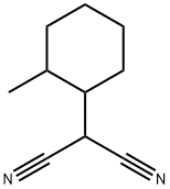 2-(2-Methylcyclohexyl)malononitrile Struktur