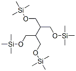 2,2,9,9-Tetramethyl-5,6-bis[[(trimethylsilyl)oxy]methyl]-3,8-dioxa-2,9-disiladecane Struktur