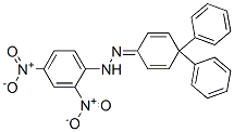 4,4-Diphenyl-2,5-cyclohexadien-1-one 2,4-dinitrophenyl hydrazone Struktur