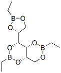 1-O,3-O:2-O,4-O:5-O,6-O-Tris(ethylboranediyl)-D-glucitol Struktur