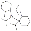 (1-Methylethyl)bis[methyl(1-methylethyl)cyclohexyl]phosphine Struktur