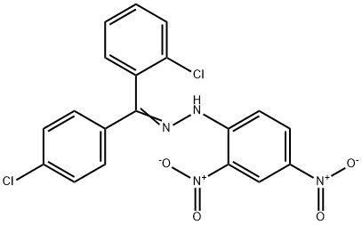 2,4'-Dichlorobenzophenone (2,4-dinitrophenyl)hydrazone Struktur