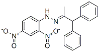 N-(1,1-diphenylpropan-2-ylideneamino)-2,4-dinitro-aniline Struktur