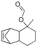 1,4,4a,5,6,7,8,8a-octahydro-5-methyl-1,4-methanonaphthalen-5-yl formate  Struktur