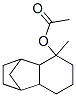 decahydro-5-methyl-1,4-methanonaphthalen-5-yl acetate Struktur