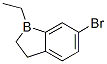 6-Bromo-1-ethyl-2,3-dihydro-1H-1-benzoborole Struktur