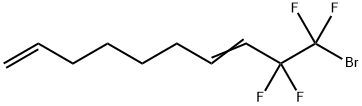 10-Bromo-9,9,10,10-tetrafluoro-1,7-decadiene Struktur